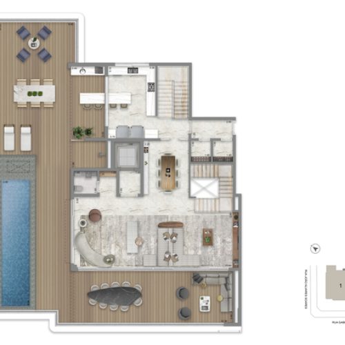 F1 - DUPLEX SUP - 645M²