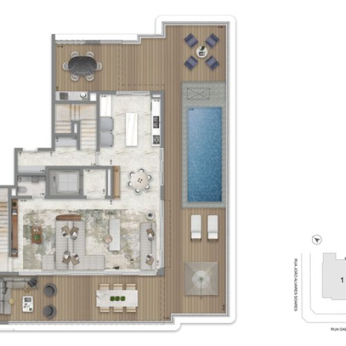 F2 - DUPLEX - SUP - 531,5M²